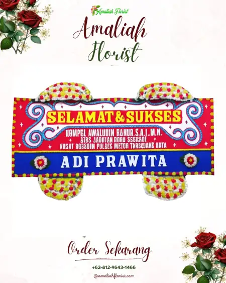 Papan Bunga Ucapan Selamat Sawatma